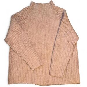 Willi Smith Collection lambs wool and angora rabbit hair blend pink sweater